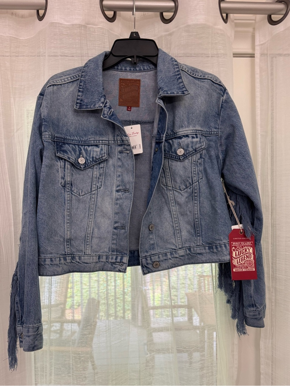 Lucky Brand Women's Light Blue Denim Jacket